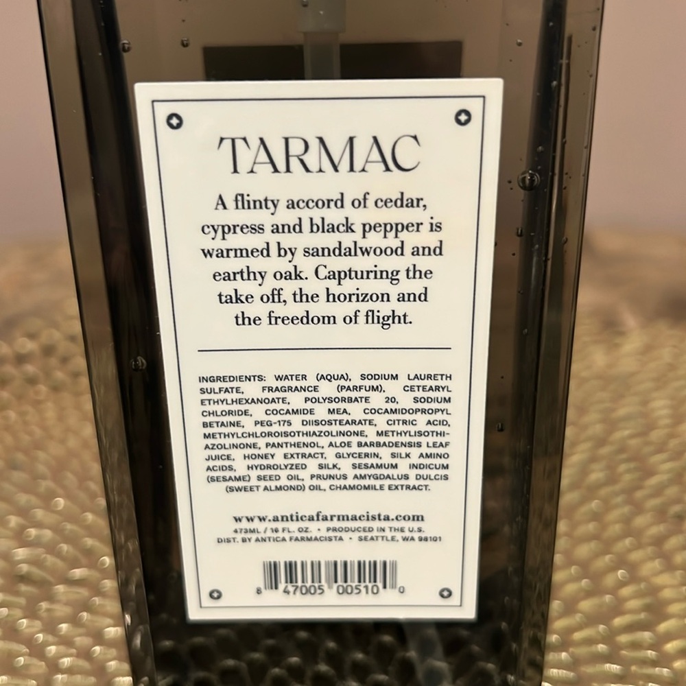 Antica Farmacista TARMAC Rivet Collection Hand & Body Wash - Picture 3 of 6
